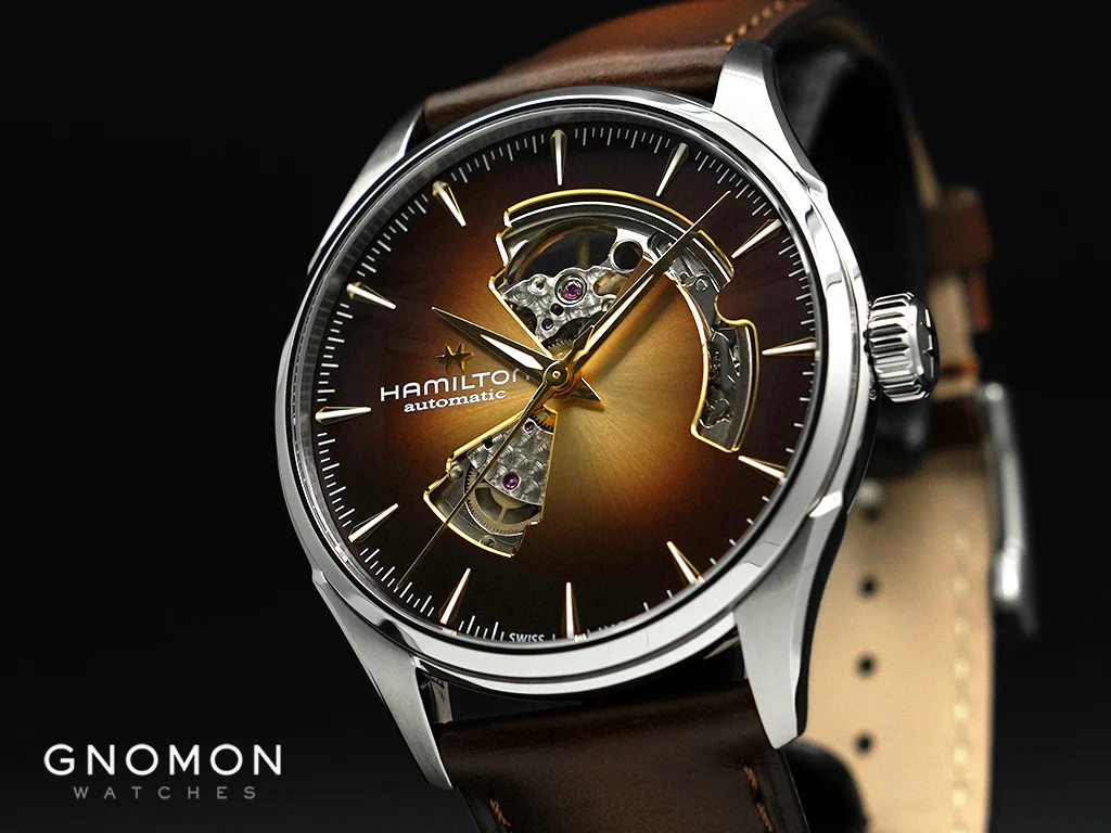 Jazzmaster Open Heart Auto 42mm Brown - Leather Ref. H32705501 - Image 5