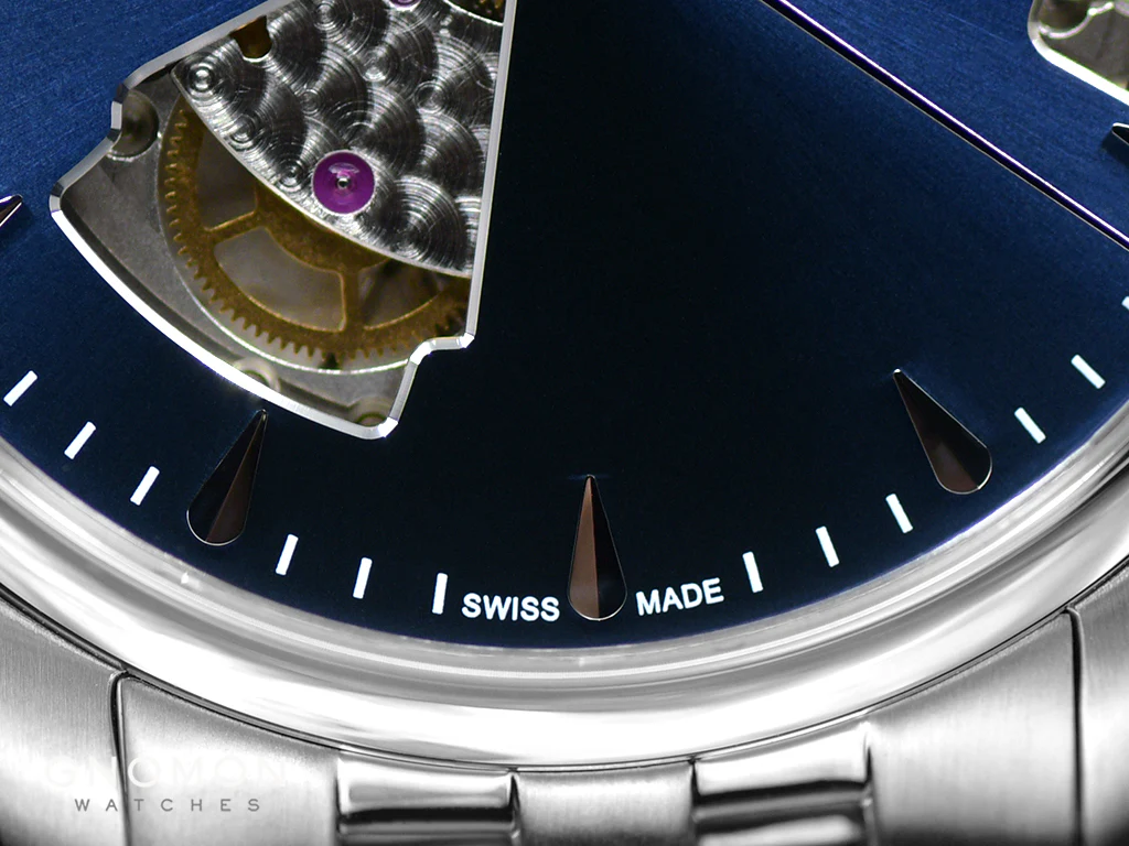 Jazzmaster Open Heart Lady Auto Blue - Bracelet Ref. H32215141 - Image 3