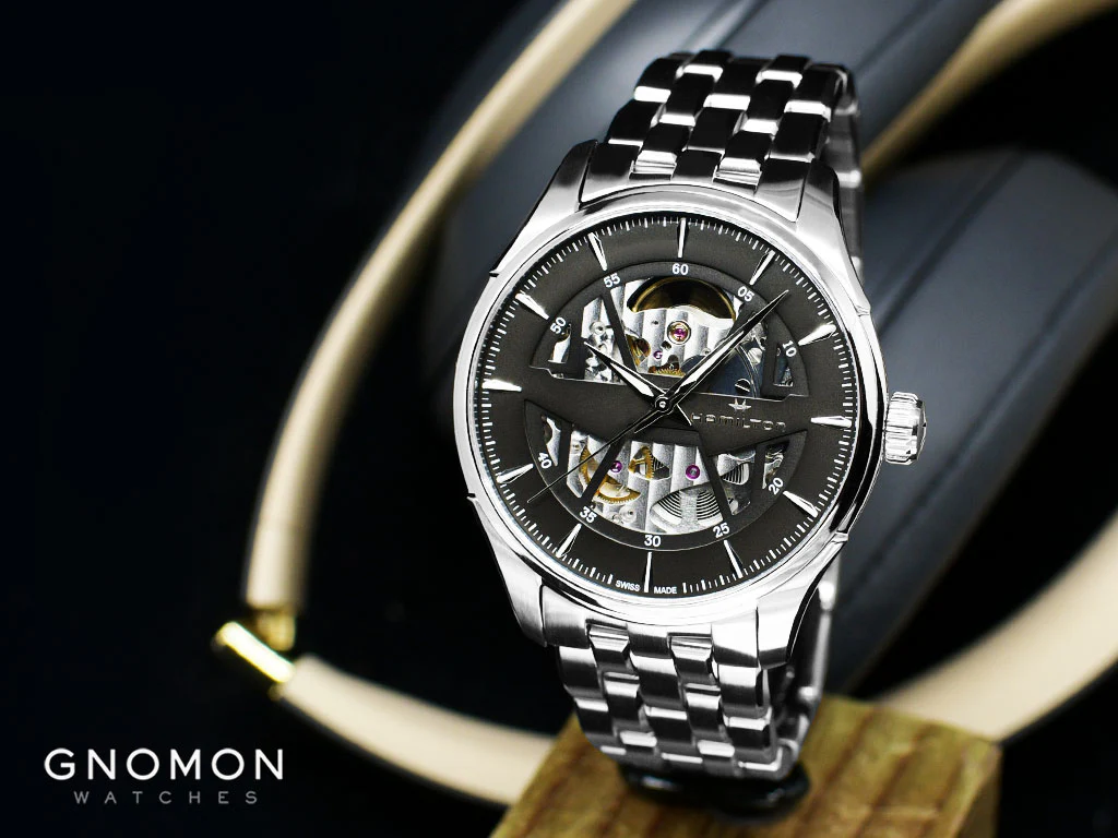 Jazzmaster Skeleton Auto Anthracite - Bracelet Ref. H42535180 - Image 2