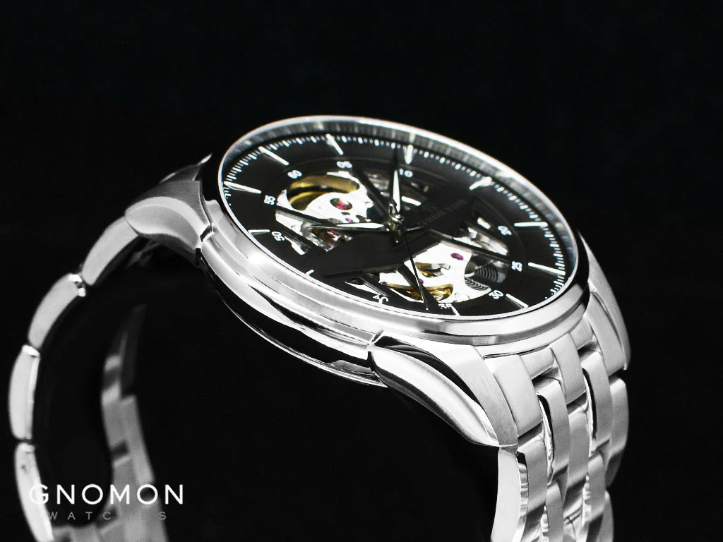 Jazzmaster Skeleton Auto Anthracite - Bracelet Ref. H42535180 - Image 9