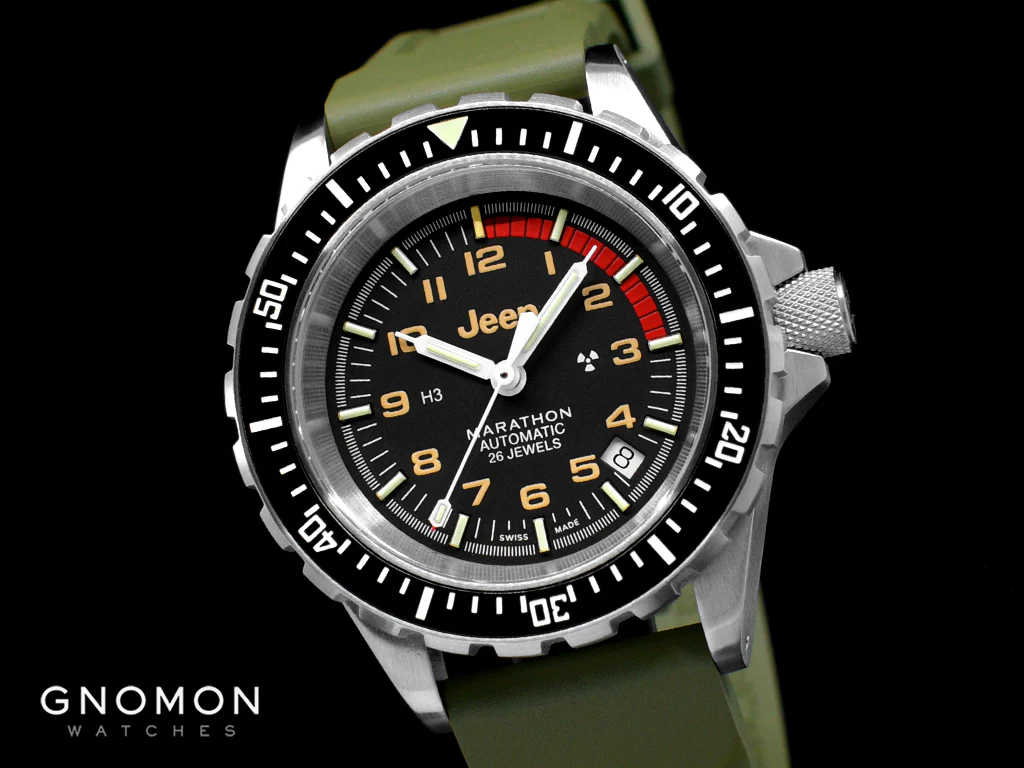 Jeep Rubicon GSAR Diver Automatic - 3ps Green Rubber Strap Kit Ref. WW194006SS-4101 - Image 5