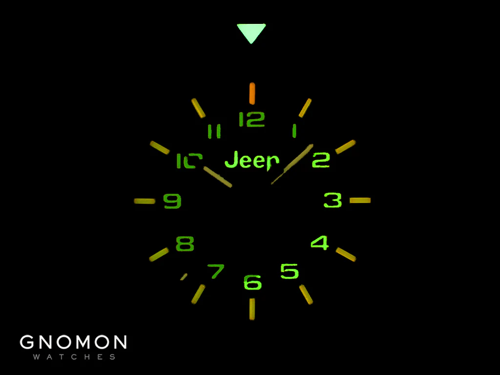 Jeep Rubicon TSAR Diver's Quartz - 3ps Green Rubber Strap Kit Ref. WW194007SS-4101 - Image 9