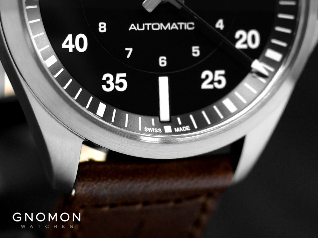 Khaki Aviation Pilot Auto 39mm Black Ref. H76305530 - Image 3