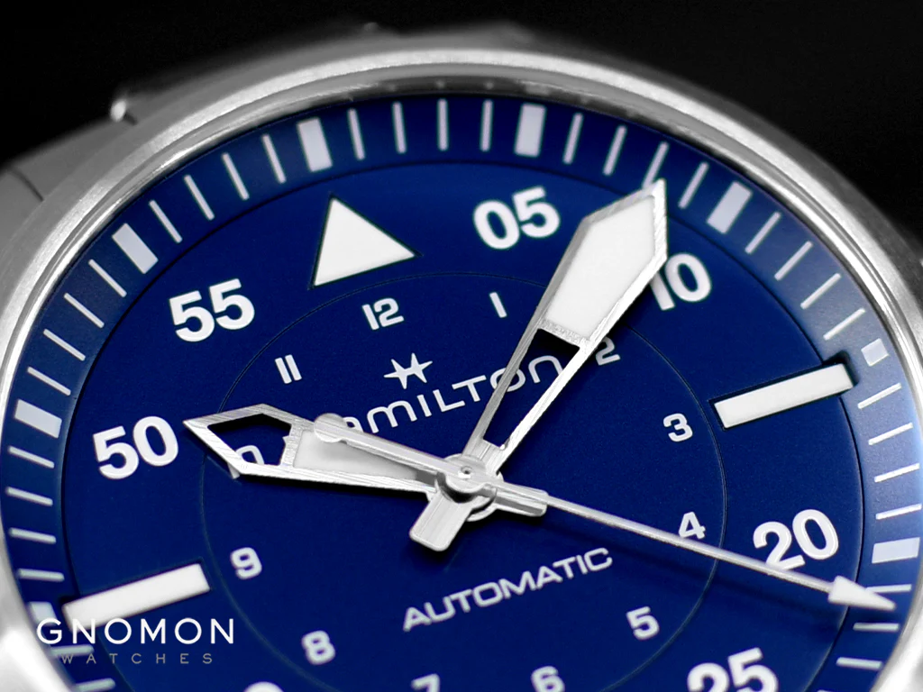 Khaki Aviation Pilot Auto 39mm Blue Ref. H76305140 - Image 4