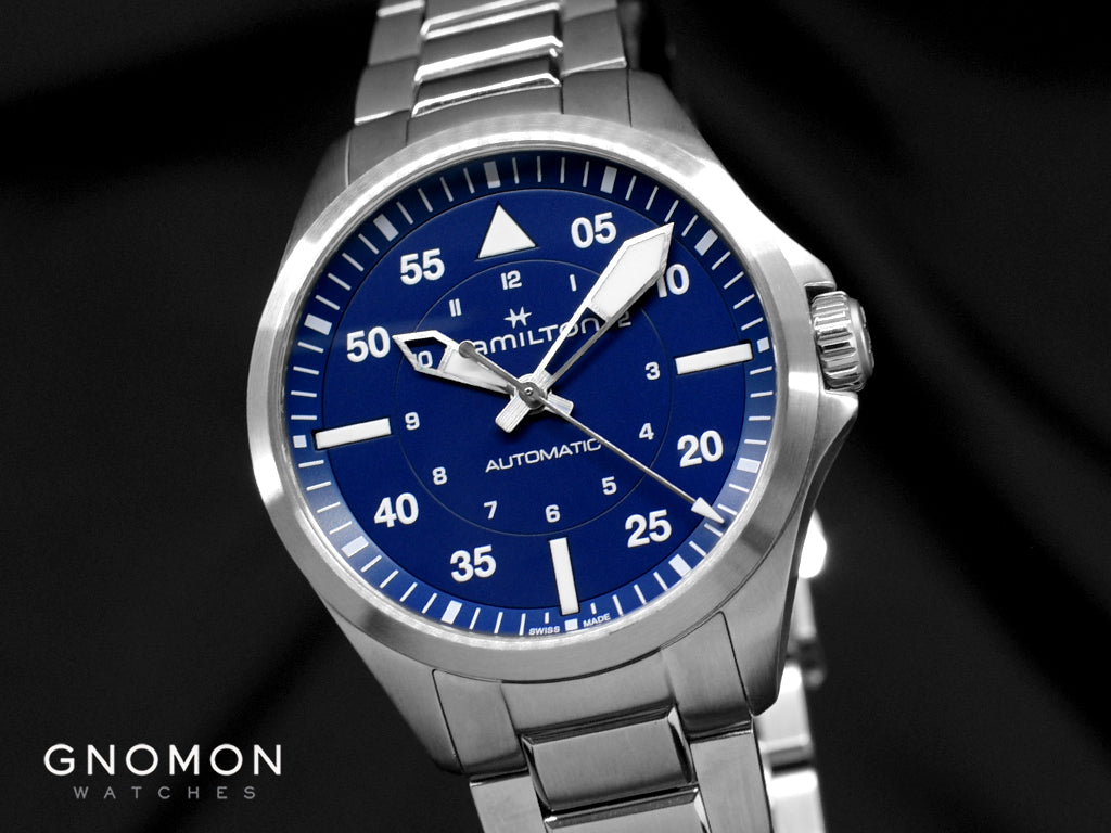 Khaki Aviation Pilot Auto 39mm Blue Ref. H76305140 - Image 5