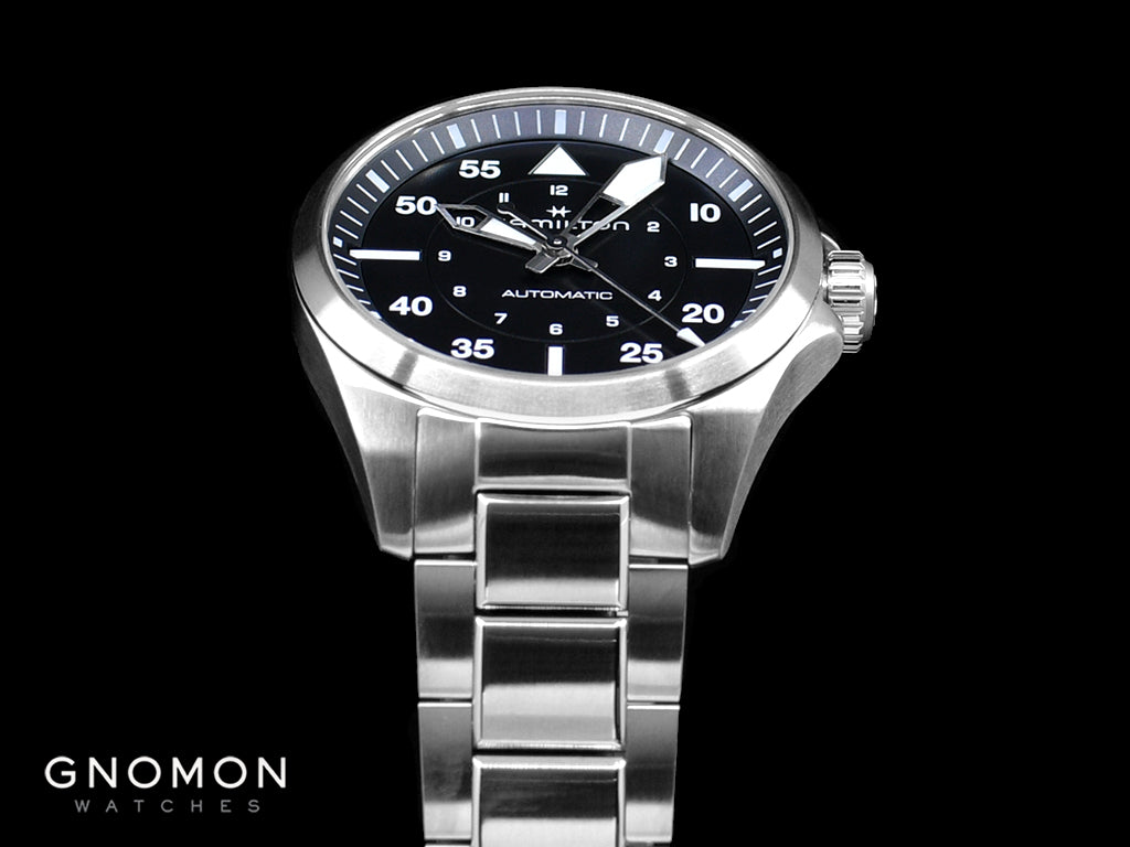 Khaki Aviation Pilot Auto Black Ref. H76215130 - Image 6