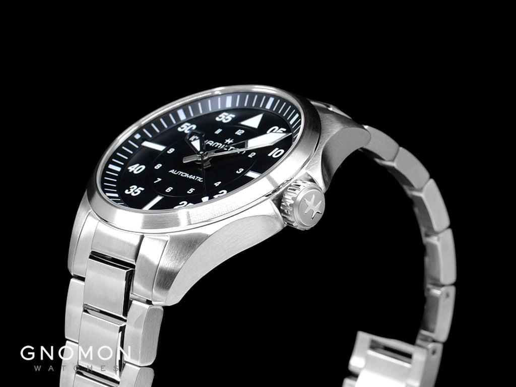 Khaki Aviation Pilot Auto Black Ref. H76215130 - Image 7