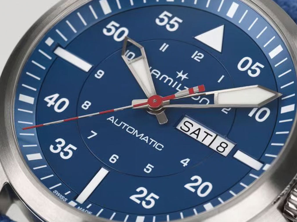 Khaki Aviation Pilot Day Date Auto - Air-Glaciers Edition Ref. H64655941 - Image 4