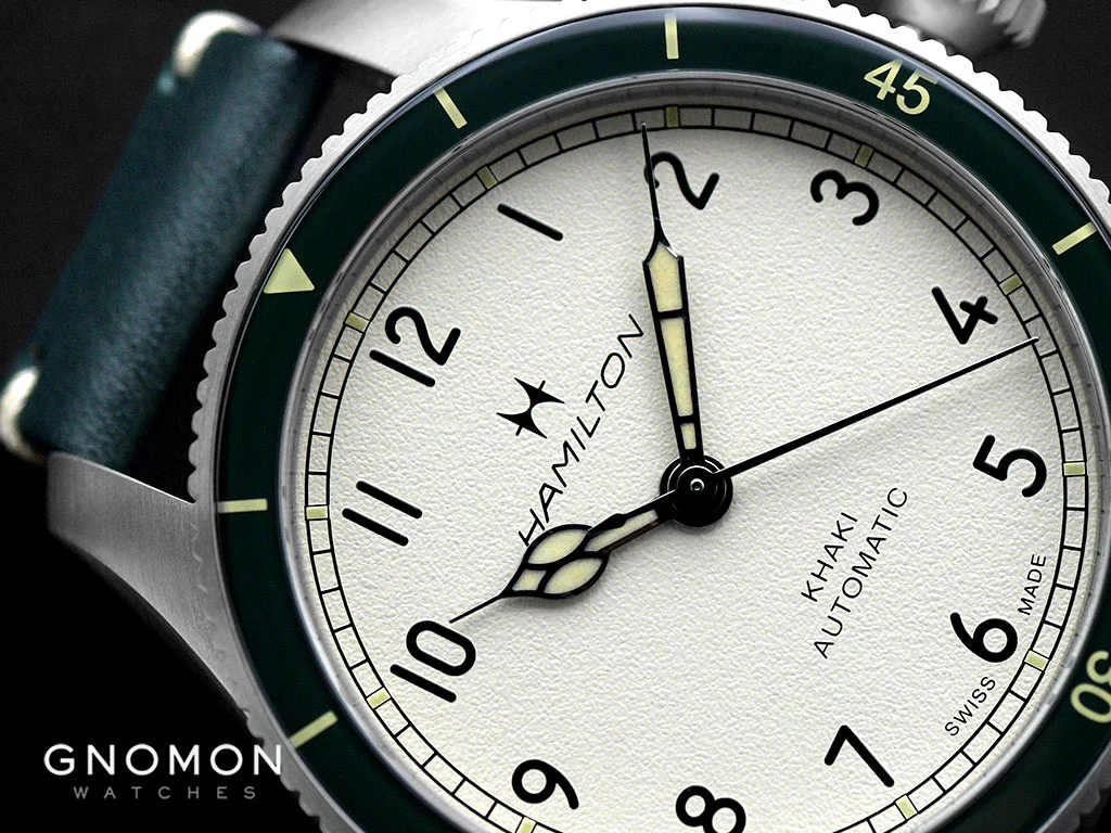 Khaki Aviation Pilot Pioneer 38 Green Ref. H76255810 - Image 4