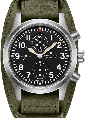 Khaki Field Auto Chrono Black Ref. H71706830