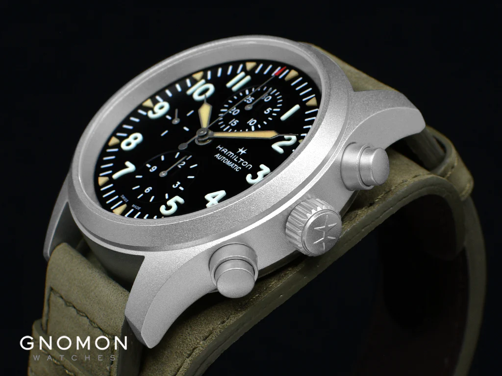 Khaki Field Auto Chrono Black Ref. H71706830 - Image 6