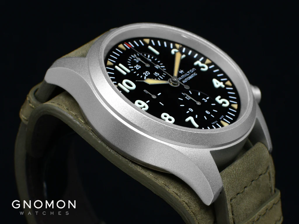 Khaki Field Auto Chrono Black Ref. H71706830 - Image 7