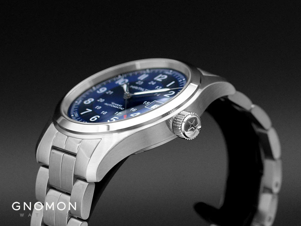 Khaki Field Automatic 38 Blue - Bracelet Ref. H70455140 - Image 7