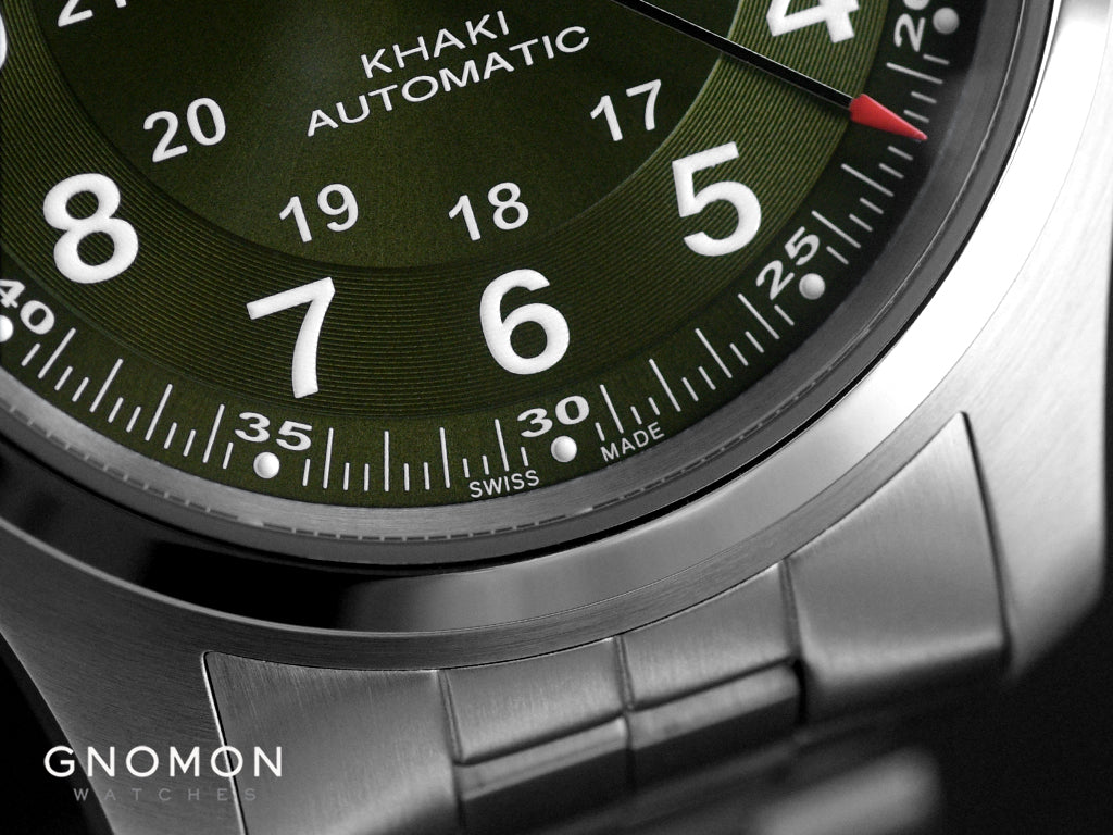 Khaki Field Automatic 38 Green - Bracelet Ref. H70455160 - Image 3
