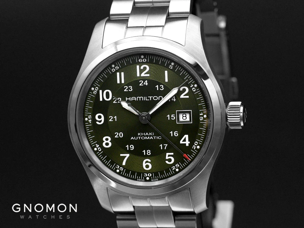 Khaki Field Automatic 38 Green - Bracelet Ref. H70455160 - Image 5