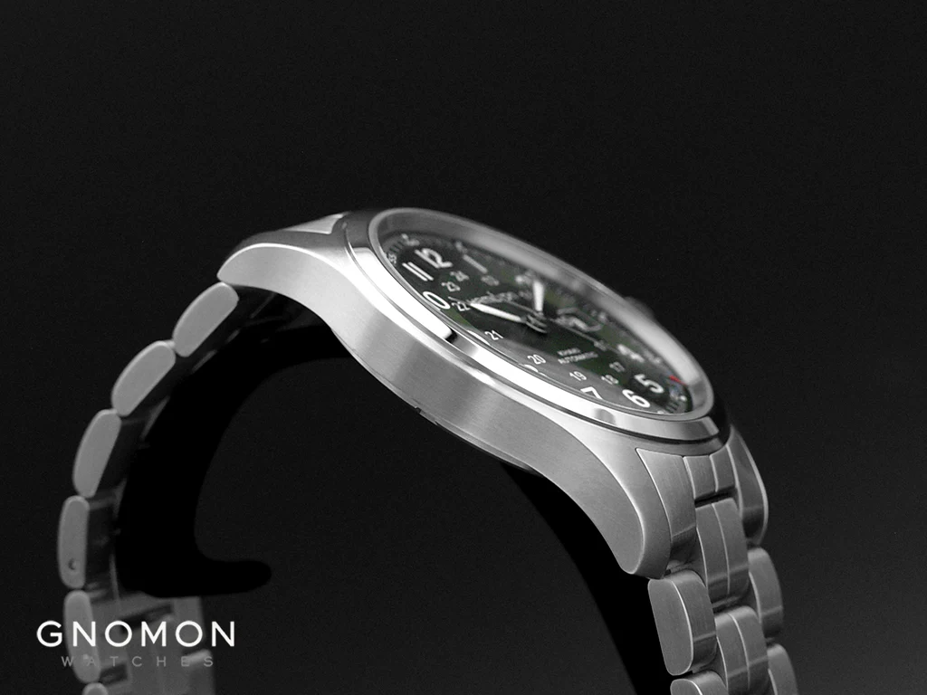 Khaki Field Automatic 38 Green - Bracelet Ref. H70455160 - Image 8