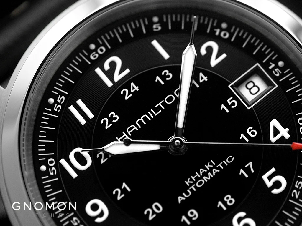 Khaki Field Automatic Black 38 - Black Leather Ref. H70455733 - Image 4
