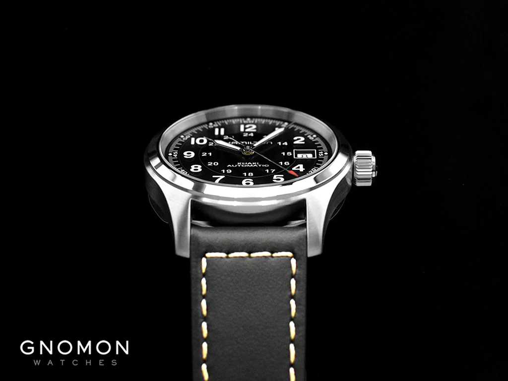Khaki Field Automatic Black 38 - Black Leather Ref. H70455733 - Image 6