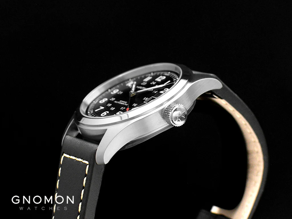 Khaki Field Automatic Black 38 - Black Leather Ref. H70455733 - Image 7