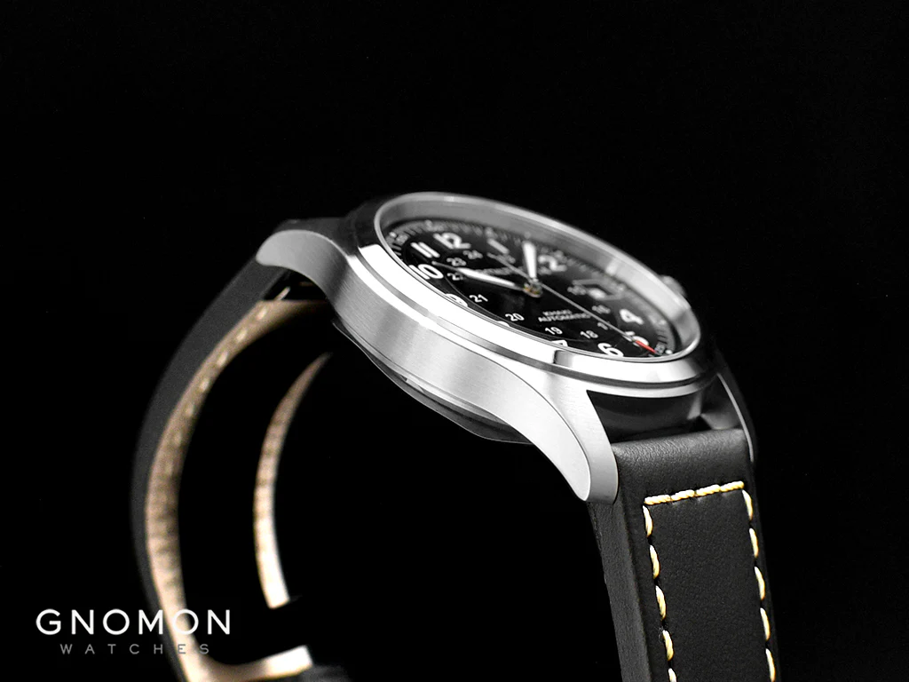 Khaki Field Automatic Black 38 - Black Leather Ref. H70455733 - Image 8