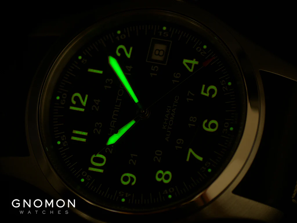 Khaki Field Automatic Black 38 - Black Leather Ref. H70455733 - Image 9