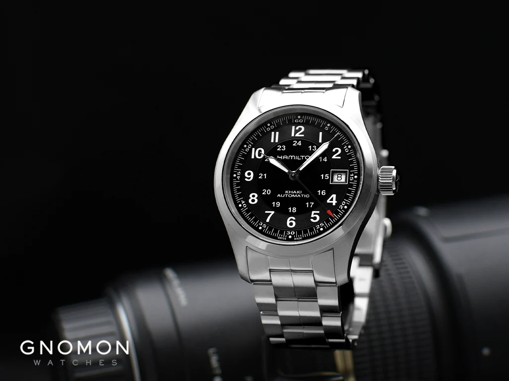 Khaki Field Automatic Black 38 - Bracelet Ref. H70455133 - Image 2