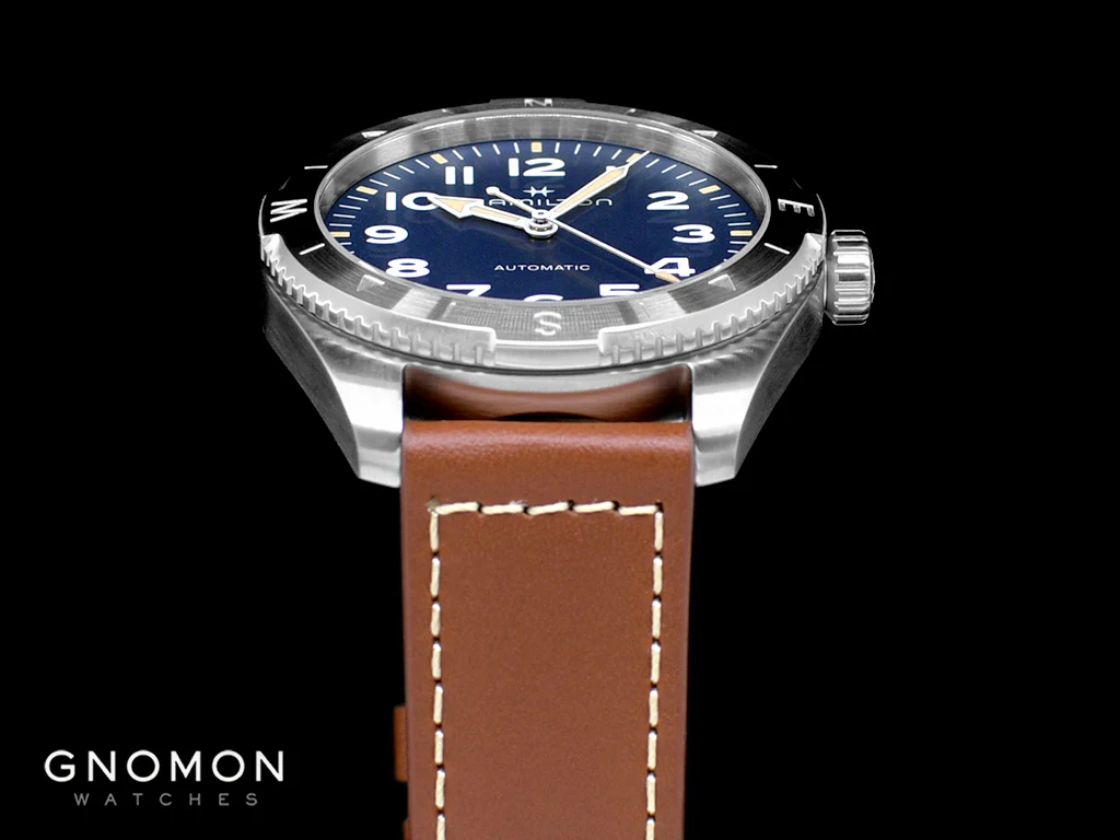 Khaki Field Expedition Auto 41 Blue - Leather Ref. H70315540 - Image 6