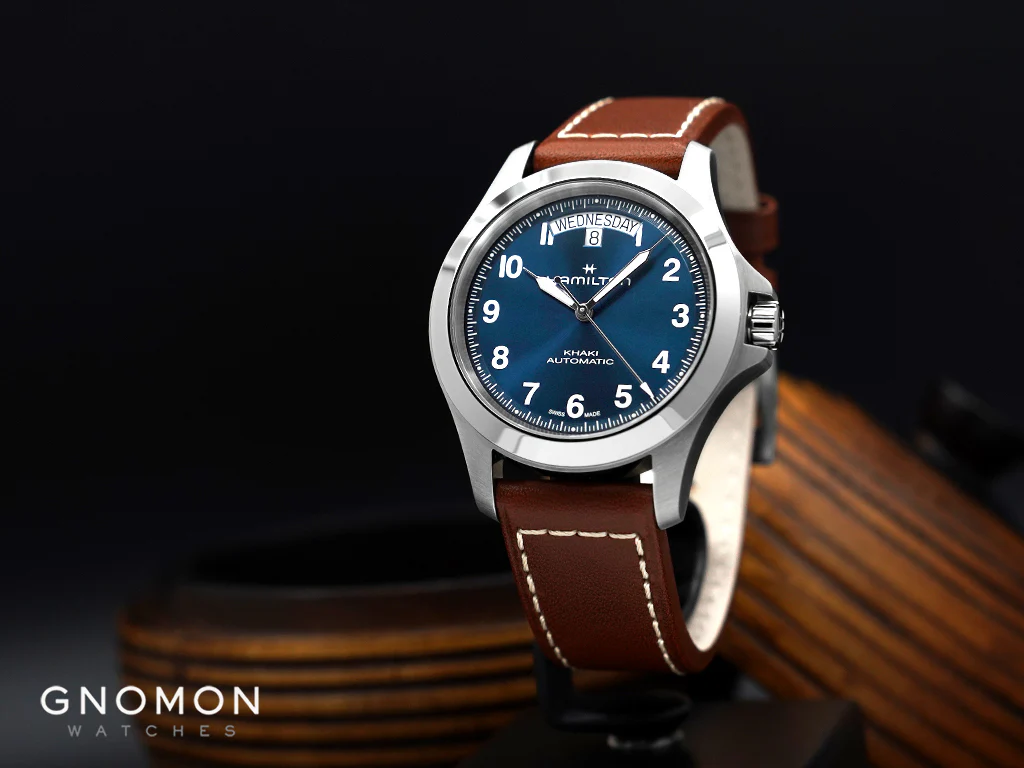 Khaki Field King Auto Blue - Leather Ref. H64475540 - Image 2