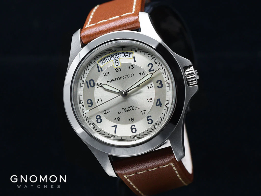 Khaki Field King Auto Silver - Leather Ref. H64455523 - Image 4