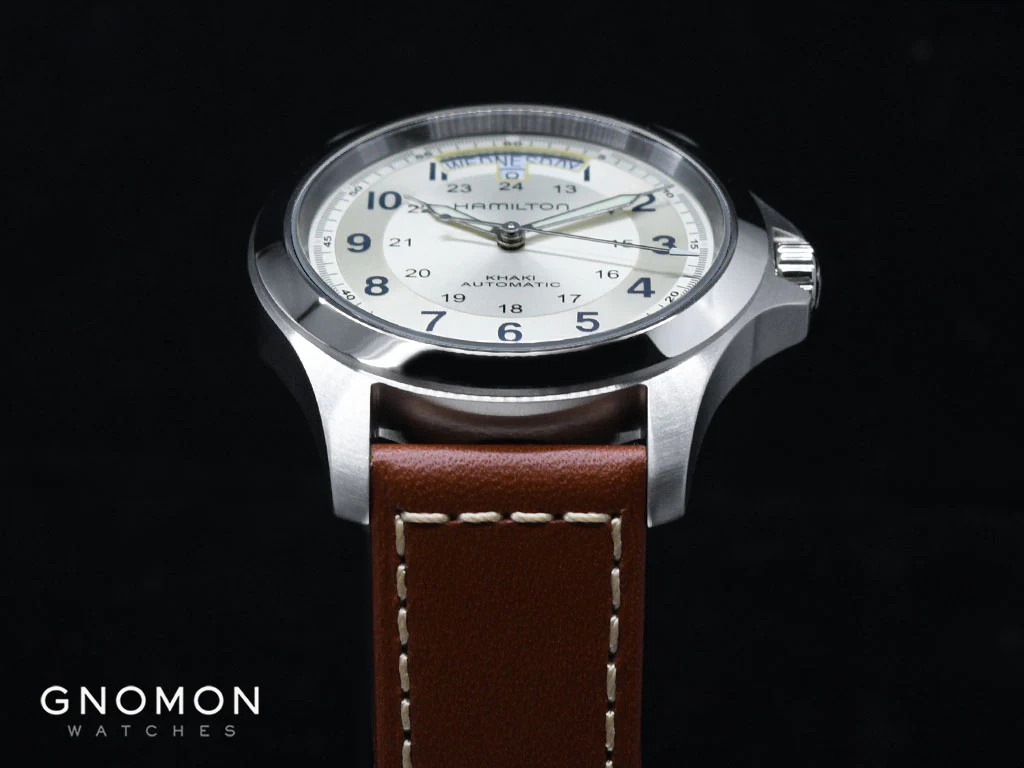 Khaki Field King Auto Silver - Leather Ref. H64455523 - Image 5