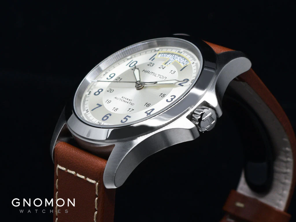 Khaki Field King Auto Silver - Leather Ref. H64455523 - Image 6