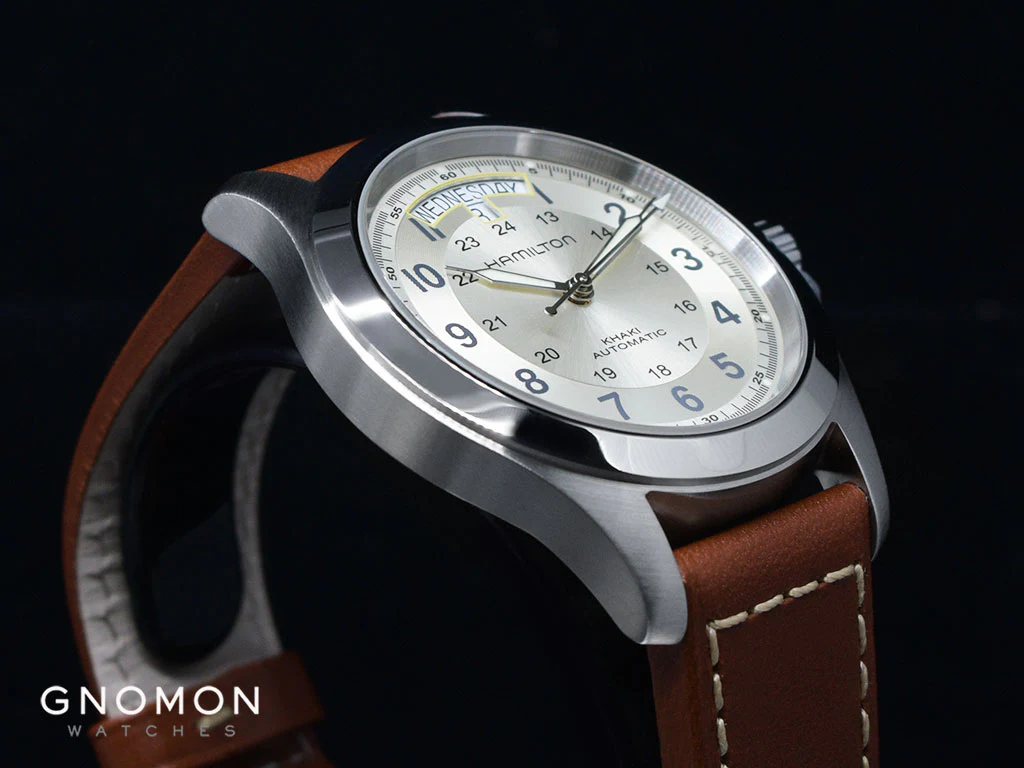 Khaki Field King Auto Silver - Leather Ref. H64455523 - Image 7
