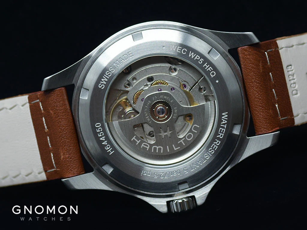 Khaki Field King Auto Silver - Leather Ref. H64455523 - Image 9
