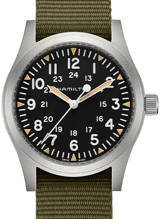 Khaki Field Mechanical Handwinding Black 42 Ref. H69529933