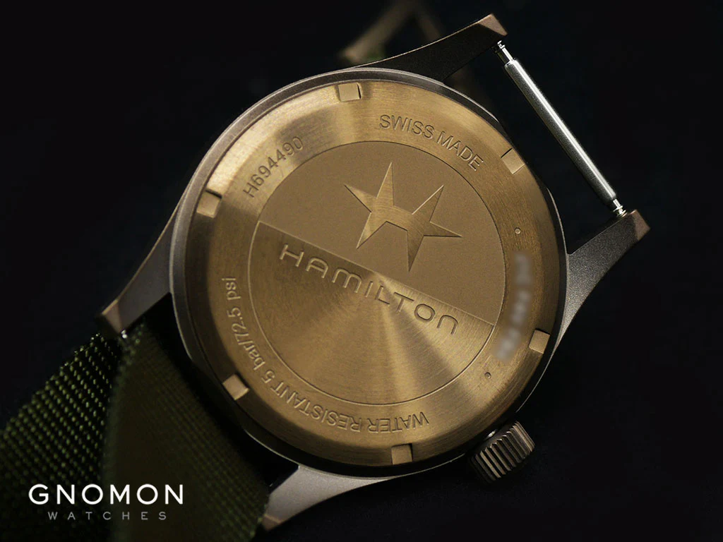 Khaki Field Mechanical Handwinding Earth Brown 38 - Military Nylon Strap Ref. H69449961 - Image 9