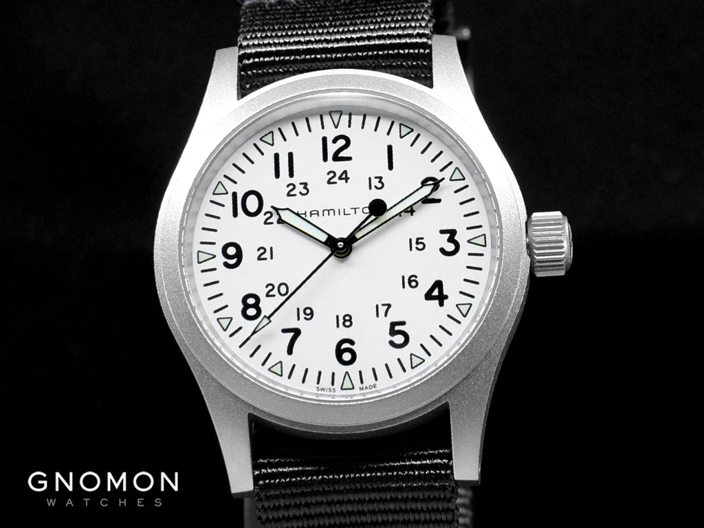 Khaki Field Mechanical Handwinding White 38 - Black Nylon Strap Ref. H69439910 - Image 5