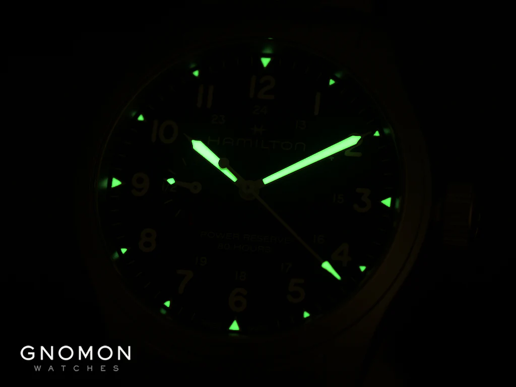 Khaki Field Mechanical Power Reserve Black 40 - Bracelet Ref. H69509130 - Image 10