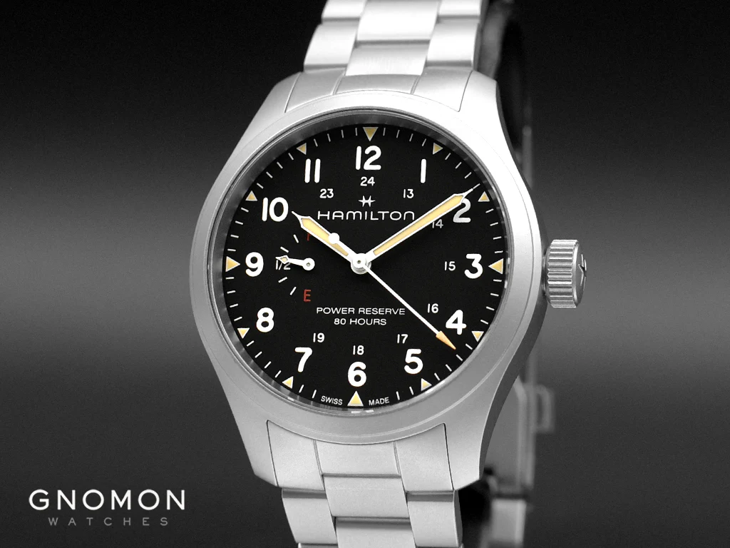 Khaki Field Mechanical Power Reserve Black 40 - Bracelet Ref. H69509130 - Image 6