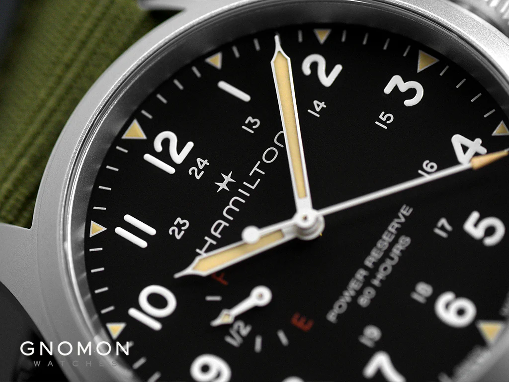Khaki Field Mechanical Power Reserve Black 40 - Nylon Ref. H69509930 - Image 4