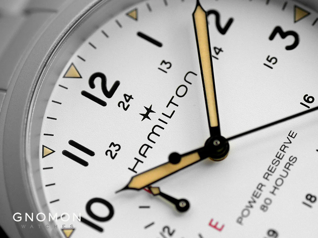 Khaki Field Mechanical Power Reserve White 40 - Bracelet Ref. H69509110 - Image 4