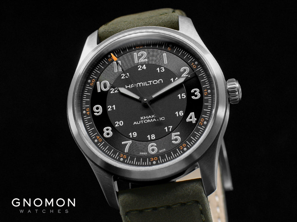 Khaki Field Titanium Auto 38 Black Ref. H70205830 - Image 5