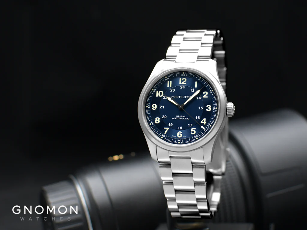 Khaki Field Titanium Auto 38 Blue - Bracelet Ref. H70205140 - Image 2
