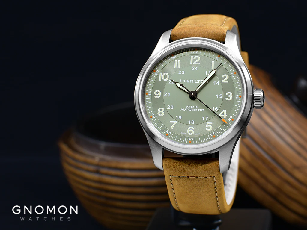Khaki Field Titanium Auto 42 Green Ref. H70545560 - Image 2