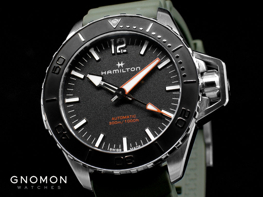 Khaki Navy Frogman Auto Black Ref. H77825331 - Image 5
