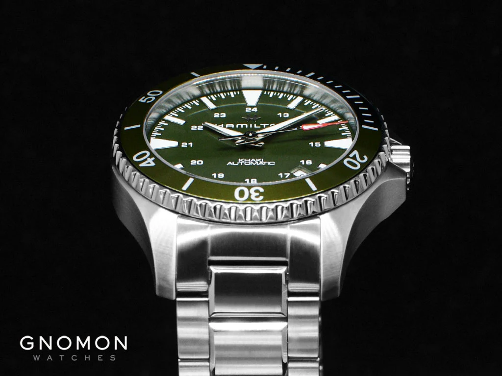Khaki Navy Scuba Auto 40 Green - Bracelet Ref. H82375161 - Image 6