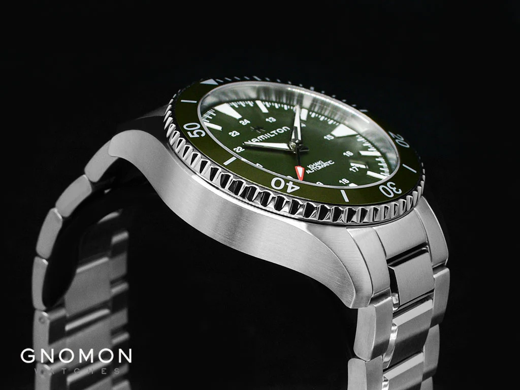 Khaki Navy Scuba Auto 40 Green - Bracelet Ref. H82375161 - Image 8