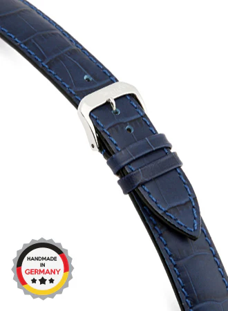 Louisiana - Navy - Alligator Grained