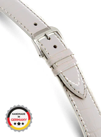 Louisiana - White - Alligator Grained