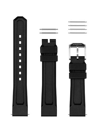 Marathon 3-Piece Rubber Strap Kit - 18mm
