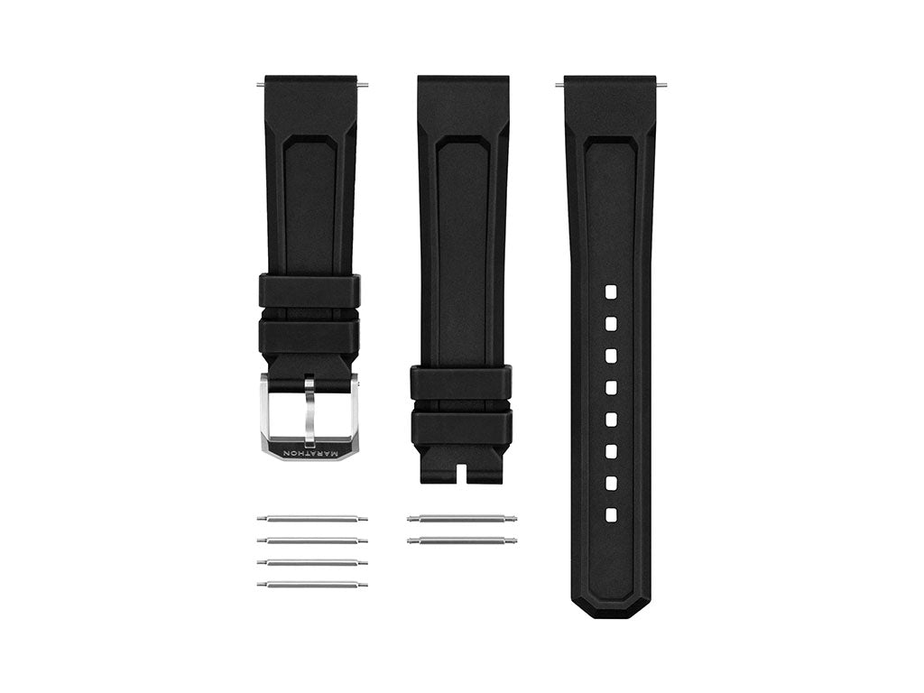 Marathon 3-Piece Rubber Strap Kit - 20mm - Image 2
